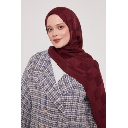 Kare desen Naia şal