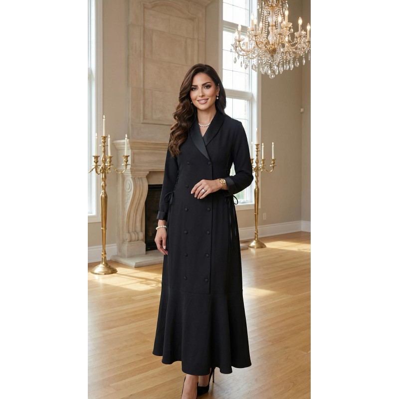 Lidya Elbise - Double Krep Kumaş